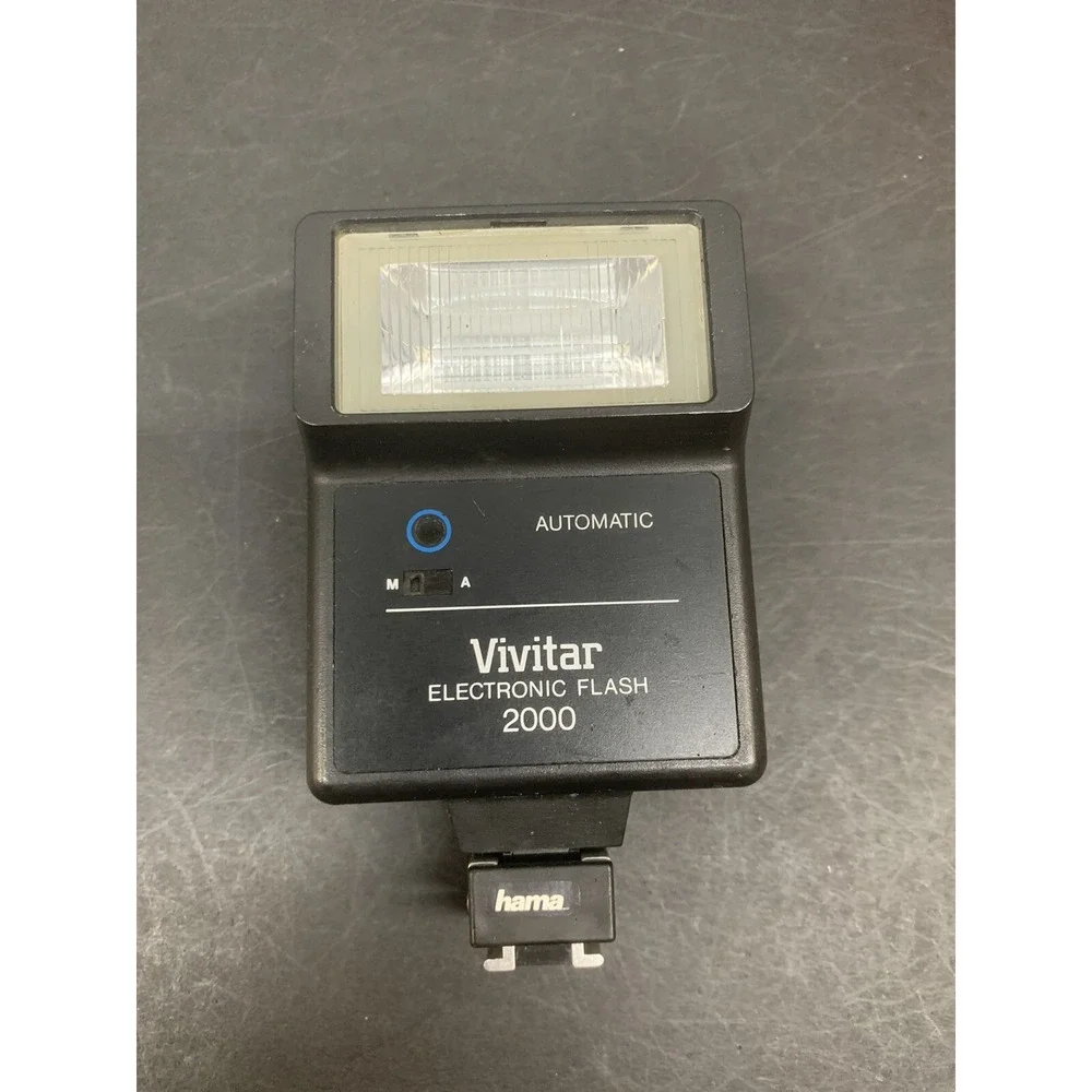 Vivitar Electronic Flash 2000 Shoe Mount Automatic Korea UNTESTED